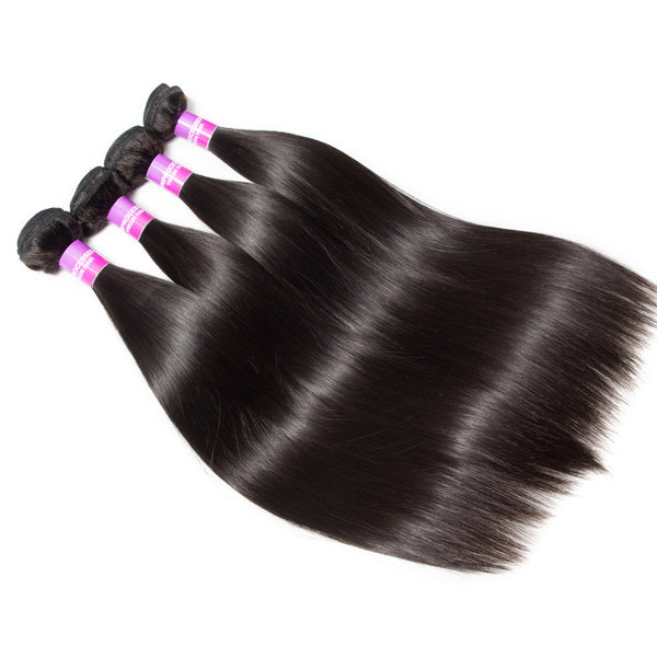 Brazilian Virgin Remy Human Hair Straight Weave Extensions