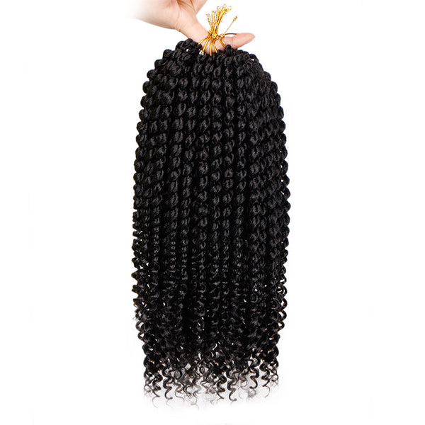 14 inch Marley Braids Ombre Hair Crochet Braid Synthetic Braiding Hair Extensions Braids Curly Crochet Hair Women Locs Twist