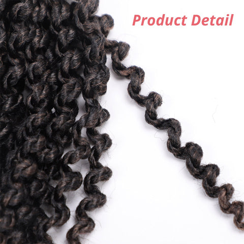 14 inch Marley Braids Ombre Hair Crochet Braid Synthetic Braiding Hair Extensions Braids Curly Crochet Hair Women Locs Twist