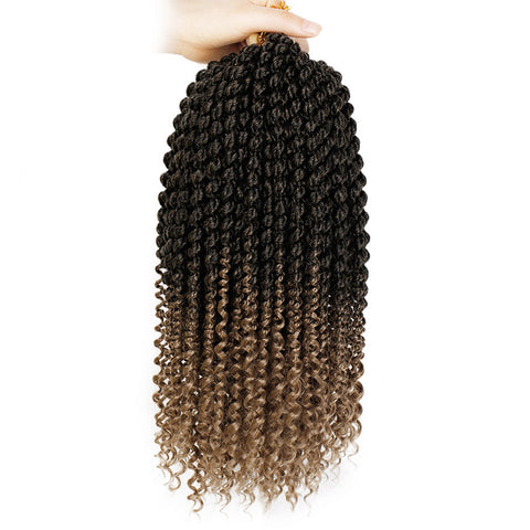 14 inch Twist Marley Braids Ombre Hair Crochet Braid Synthetic Braiding Hair Extensions Curly Crochet Hair Women Locs
