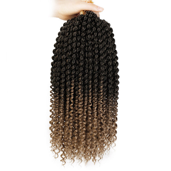 14 inch Twist Marley Braids Ombre Hair Crochet Braid Synthetic Braiding Hair Extensions Curly Crochet Hair Women Locs