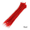 red dreadlocks Hair Extenstion