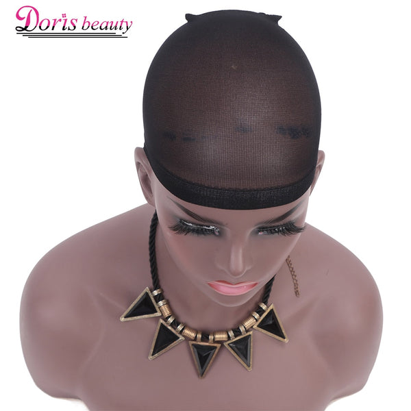 2 Pieces/Pack Clearance Quality Deluxe Wig Cap Hair Net For Weave Hair Wig Nets Stretch Mesh Wig Cap For Making Wigs Free Size