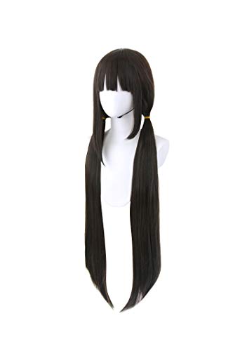 Qp hairC-ZOFEK Angie Yonaga Cosplay Wig White Long Tails (White)