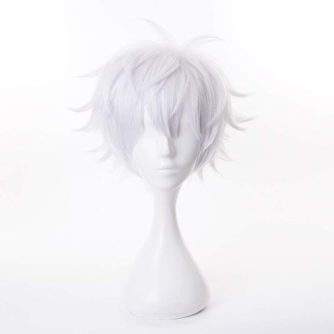 Qp hairAnime Cosplay Wig, Jujutsu Kaisen Wig, with Free Wig Cap, for Halloween, Party, Carnival, Nightlife, Concerts, Weddings (Gojo Satoru-B Wig)