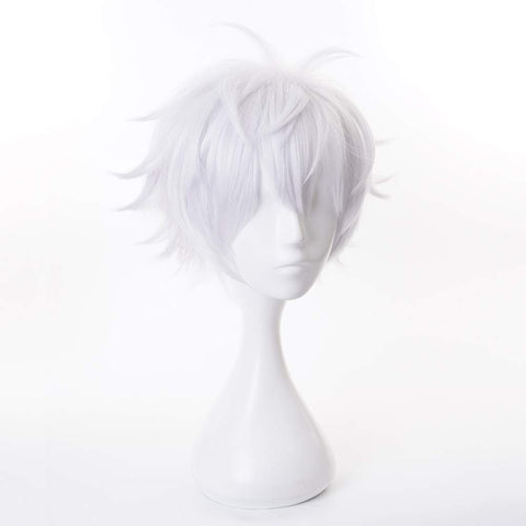 Qp hairAnime Cosplay Wig, Jujutsu Kaisen Wig, with Free Wig Cap, for Halloween, Party, Carnival, Nightlife, Concerts, Weddings (Gojo Satoru-B Wig)