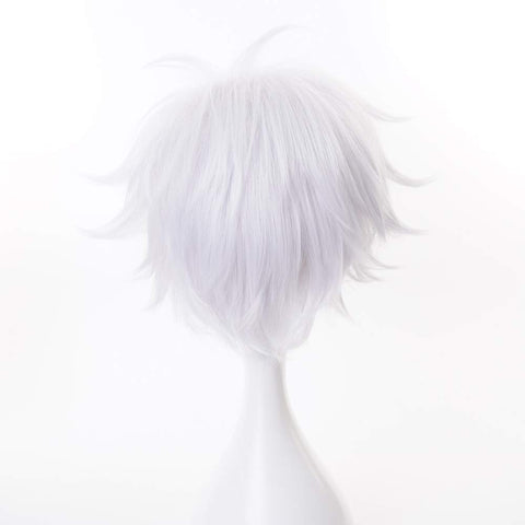 Qp hairAnime Cosplay Wig, Jujutsu Kaisen Wig, with Free Wig Cap, for Halloween, Party, Carnival, Nightlife, Concerts, Weddings (Gojo Satoru-B Wig)