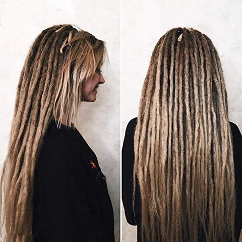Synthetic Crochet Dreads — Natural, Ombre Set, Ombre Dreads, Synthetic dreads, de dreads, se dreads, Black, Custom Dreadlocks Extensions