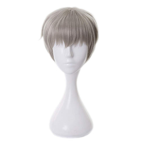 Qp hairAnime Cosplay Wig, Jujutsu Kaisen Wig, with Free Wig Cap, for Halloween, Party, Carnival, Nightlife, Concerts, Weddings (Gojo Satoru-B Wig)