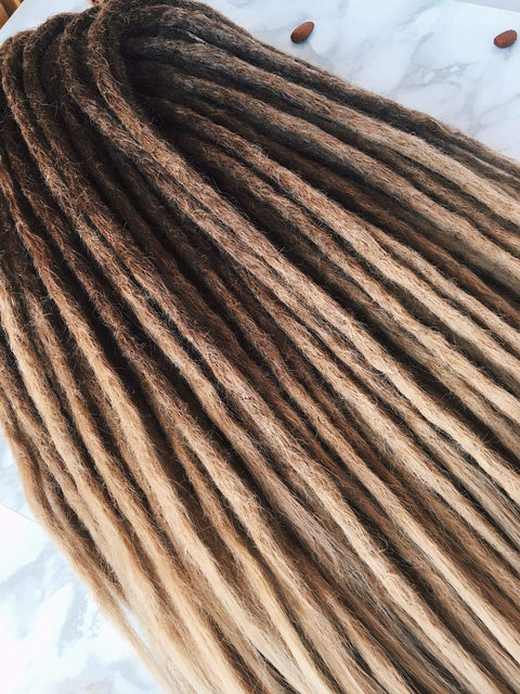 Synthetic Crochet Dreads — Natural, Ombre Set, Ombre Dreads, Synthetic dreads, de dreads, se dreads, Black, Custom Dreadlocks Extensions