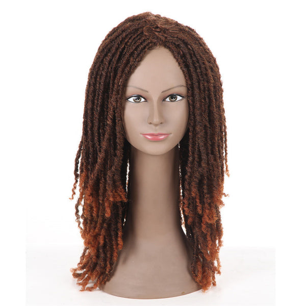 Bouncy Curly Wig 20 Inch dreadlocks Wig Kanekalon Synthetic Wig