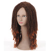 Bouncy Curly Wig 20 Inch dreadlocks Wig Kanekalon Synthetic Wig