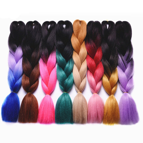 3 color pre braiding hair Jumbo Braids