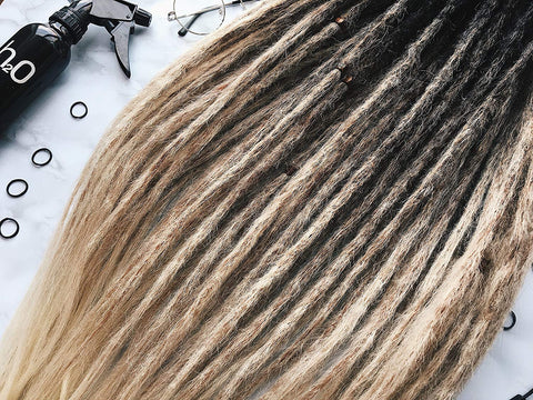 Synthetic Crochet Dreads, Ombre Set, Ombre Dreads, Synthetic dreads, de dreads, se dreads, Black, Custom Dreadlocks Extensions