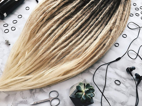 Synthetic Crochet Dreads, Ombre Set, Ombre Dreads, Synthetic dreads, de dreads, se dreads, Black, Custom Dreadlocks Extensions