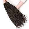 Qp hairBraiding hair 18 inch Synthetic Box Crochet Hair Extensions,22 strands/piece Ombre Braids Brown Black Blonde