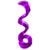 Qp hairClip In One Piece Synthetic Hair Extensions Color Strips 20'' Long straight Hair Clip hair Pure Color