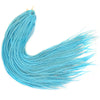 Qp hairCrochet Braids Synthetic 24 inch Box Braid 7 Pcs/lot 22 Roots/pcs Ombre Braiding Hair Extension Heat Fiber Bulk Braid Pink Blue