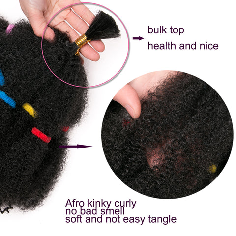 Qp hairCulry Crochet Braids Hair Extensions Synthetic 12 Inch Ombre Braiding Hair Afro Kinky Bulk Twist Braids Black,Bug,Brown