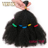 Qp hairCulry Crochet Braids Hair Extensions Synthetic 12 Inch Ombre Braiding Hair Afro Kinky Bulk Twist Braids Black,Bug,Brown