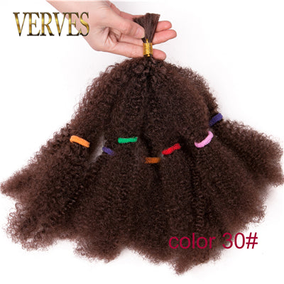 Qp hairCulry Crochet Braids Hair Extensions Synthetic 12 Inch Ombre Braiding Hair Afro Kinky Bulk Twist Braids Black,Bug,Brown