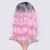 Doris BEAUTY Ombre Blonde Short Wig Water Wave Synthetic Wigs for Women Pink Purple Grey Red Black Cosplay Female False Hair
