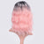 Doris BEAUTY Ombre Blonde Short Wig Water Wave Synthetic Wigs for Women Pink Purple Grey Red Black Cosplay Female False Hair