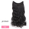 Doris beauty 20 inch Invisible Wire No Clip One Piece Halo Hair Extensions Secret Fish Line Hairpieces Wave Synthetic for Women
