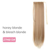 Doris beauty 22'' 26'' Ponytail Hairpiece Drawstring Long Straight Clip False Synthetic Hair Extensions Women Heat Resistant