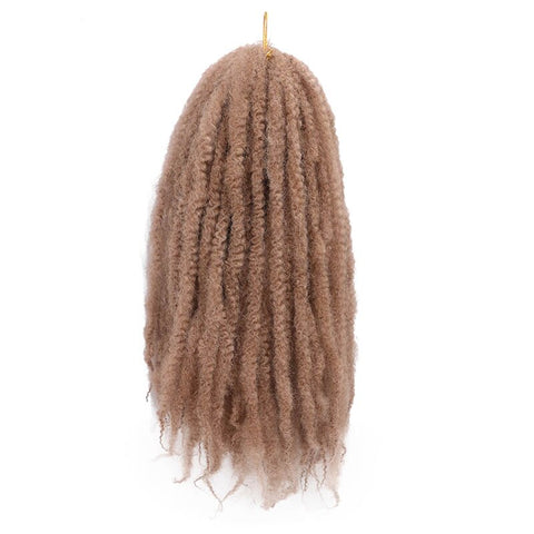Doris beauty Marley Braids Hair Crochet Afro Kinky Synthetic Braiding Hair Crochet Braids Hair Extensions Bulk 18 inch