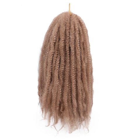 Doris beauty Marley Braids Hair Crochet Afro Kinky Synthetic Braiding Hair Crochet Braids Hair Extensions Bulk 18 inch
