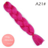 Doris beauty Ombre Jumbo Braids Synthetic Braiding Hair Crochet Braid 100g 24inch Hair Extension Pink Blue Green for Women