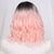 Doris beauty Ombre Red Color Synthetic Short Wigs For Women Water Wave Fluffy Hair Black Orange Green Cosplay