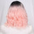 Doris beauty Ombre Red Color Synthetic Short Wigs For Women Water Wave Fluffy Hair Black Orange Green Cosplay