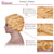 Doris beauty Ombre Short Curly Black Cute Wigs for Women African Afro Hair Synthetic Red Brown Heat Resistant