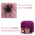 Doris beauty Purple Afro Curly Wigs for African American Women 12'' Synthetic Short Wig Natural Hair Bangs Ombre Pink Magenta