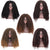 Doris beauty Synthetic Dreadlock Marley Braids Ombre Braiding Hair Wig for Women Afor Kinky Curly Wig Black Ombre Brown Wig