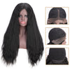 Doris beauty Synthetic Lace Front Wig for White Black Women Long Straight Black Wig Afro Natural Loose Wig  Heat Resistant