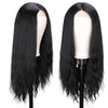 Doris beauty Synthetic Lace Front Wig for White Black Women Long Straight Black Wig Afro Natural Loose Wig  Heat Resistant