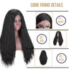 Doris beauty Synthetic Lace Front Wig for White Black Women Long Straight Black Wig Afro Natural Loose Wig  Heat Resistant
