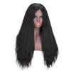 Doris beauty Synthetic Lace Front Wig for White Black Women Long Straight Black Wig Afro Natural Loose Wig  Heat Resistant