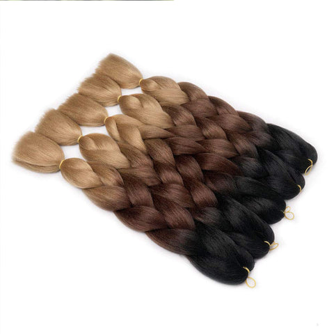 Qp hairDream Like Synthetic Braiding Hair Pre Stretched Jumbo Braid Hair Extensions 24 inch 100g Kanekalon Hair For African Braids