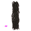 Qp hairFaux Locs Synthetic Crochet Braid hair 18 inch 20 roots/pack,Afro Locs twist Ombre Braiding Hair Extensions Ombre Brown