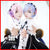 Qp Hair graduated color REM cosplay wig or RAM cosplay wigs Re:Zero Starting Life in Another World Costume play Halloween costumes