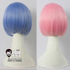 Qp Hair graduated color REM cosplay wig or RAM cosplay wigs Re:Zero Starting Life in Another World Costume play Halloween costumes