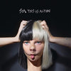 Blonde Sia wig Thick Blunt Bob Wig  Half Blonde and Black 2 Tone Cosplay Costume Wig