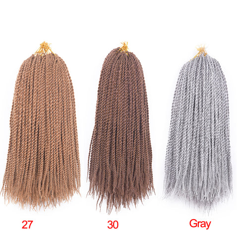 14inches 20roots 65g SYNTHETIC OMBRE BRAIDING HAIR KANEKALON FIBER SENEGALESE TWIST