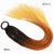 Qp hairHair Color Gradient Dirty Braided Ponytail Women Elastic Hair Band Rubber Band Hair Accessories Wig Headband 60cm