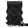 Qp hairMONIXI Synthetic Blonde Invisible Wire Hair Extensions Long Wavy Clip in Hair extensions for Women Natural Fish Line Daily Hair
