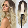 Qp hairMONIXI Synthetic Cosplay Pink Wig Long Wavy Wigs for Women Black Orange Blonde Wigs Heat Resistant Party Hair